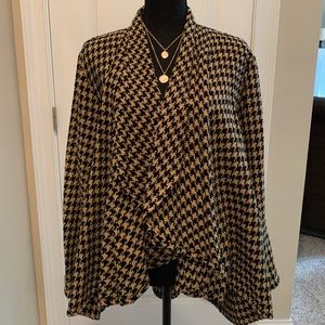 Houndstooth Jacket/Cape